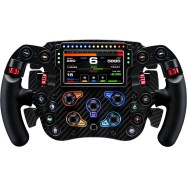 Wheel FX Pro FX Steering Wheel with Color Screen Full Carbon Fiber l Six PaddlesSIMAGIC QR50 Included