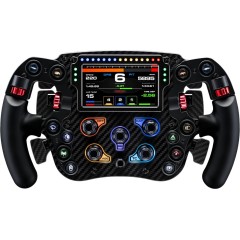Wheel FX Pro FX Steering Wheel with Color Screen Full Carbon Fiber l Six PaddlesSIMAGIC QR50 Included