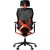 LORGAR Grace 855, Gaming chair, Mesh material, aluminium frame, multiblock mechanism, 3D armrests, 5 Star aluminium base, Class-4 gas lift, 60mm PU casters, Red + black - Metoo (4)
