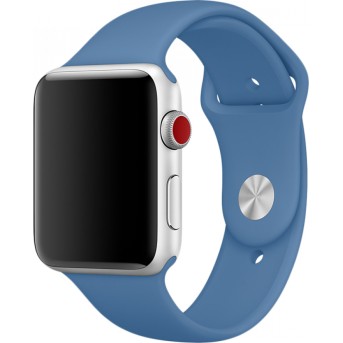 Ремешок для Apple Watch 42mm Denim Blue Sport Band - S/<wbr>M M/<wbr>L - Metoo (1)