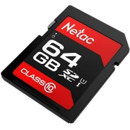 Netac P600 SDXC 64GB U1/C10 up to 80MB/s, retail pack..