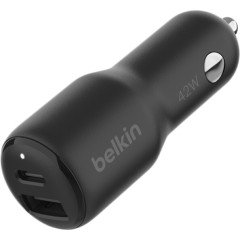 BELKIN 42w - 30w USB-C PD PPS + 12w USB-A Car Charger..