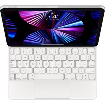 Magic Keyboard for iPad Pro 11-inch (3rd generation) and iPad Air (5th generation) - Russian - White, Model A2261 - Metoo (5)