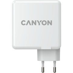 CANYON H-100, GAN 100W charger Input: 100V-240V Output: USB-C1/<wbr>C2: 5V 3A , 9V 3A , 12V 3A , 15V 3A , 20V 5A USB-A 1/<wbr>A2: 4.5V/<wbr>5A, 5V/<wbr>4.5A, 9V/<wbr>3A, 12V/<wbr>2.5A, 20V/<wbr>1.5A C1+C2 : 65W + 30W； C1+A1 : 65W + 30W ； C1+A2 : 65W + 30W ；C1+A1+A2 : 65W +