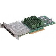 Сетевой адаптер Supermicro 4-port 10Gbe Standard LP with SFP+, Intel XL710-AM1
