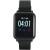 Smart watch, 1.22inch colorful LCD, 2 straps, metal strap and silicon strap, metal case, IP68 waterproof, multisport mode, camera remote, music control, 150mAh, compatibility with iOS and android, Black, host: 42*35*11.4mm, belt: 222*18mm, 56.8g - Metoo (1)