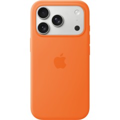 iPhone 17 Pro Silicone Case with MagSafe - Orange,Model A3559