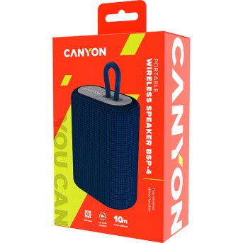 CANYON speaker BSP-4 5W Blue в Metoo.kz - Metoo (4)