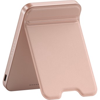 SATECHI Qi2 5K Magnetic Power Bank with Stand (Desert Rose) в Metoo.kz - Metoo (2)