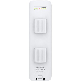 Ubiquiti NanoStation , 5 GHz, 150+ Mbps, range 15+ km, 16.1 dBi, Pole Mounting kit included, Power method - Passive Power over Ethernet,airMAX,EU - Metoo (3)