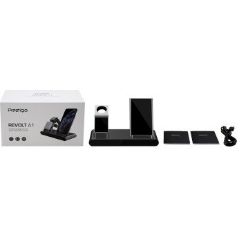 Prestigio, Revolt A1, 3 in 1 charging station, 1.5m USB-A Type-C cable, 455g - Metoo (5)
