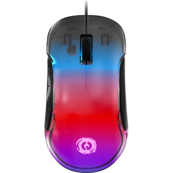 CANYON Braver GM-728, Optical Crystal gaming mouse, Instant 825, ABS material, huanuo 10 million cycle switch, 1.65M TPE cable with magnet ring, weight: 114g, Size: 122.6*66.2*38.2mm, Black - Metoo (1)