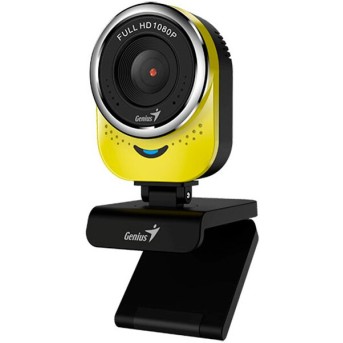 Веб-камера GENIUS QCam 6000, угол обзора 90гр по вертикали, вращение на 360 гр, встроенный микрофон, 1080P полный HD, 30 кадр. в сек, поворотное крепление с возможностью крепления на штатив, ноутбук, LCD и ЭЛТ-монитор, интеракт.панель, True Plug&Play. - Metoo (3)