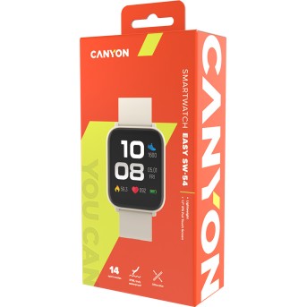 CANYON smart watch Easy SW-54 Beige - Metoo (4)
