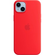 iPhone 14 Plus Silicone Case with MagSafe - (PRODUCT)RED,Model A2911