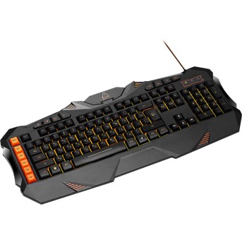 CANYON 3in1 Gaming set, Keyboard with lighting effect(118 keys), Mouse with logo RGB(DPI 800/<wbr>1200/<wbr>2400/<wbr>3200), Mouse Mat with size 350*250*3mm, Black, 1.15kg, RU layout - Metoo (2)