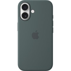 iPhone 16 Silicone Case with MagSafe - Lake Green,Model A3313