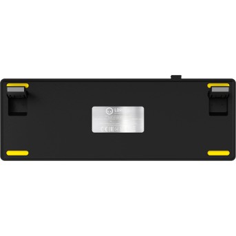 LORGAR KBP70MW, Wireless 65% Mechanical Gaming Keyboard Pro, Black/yellow, EN/RU layout в Metoo.kz - Metoo (9)