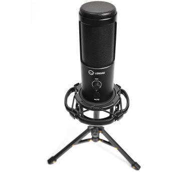 LORGAR Gaming Microphones, Black, USB condenser microphone with tripod stand, pop filter, including 1 microphone, 1 Height metal tripod, 1 plastic shock mount, 1 windscreen cap, 1,2m metel type-C USB cable, 1 pop filter, 154.6x56.1mm - Metoo (5)