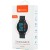 Smart watch, 1.22inch colorful LCD, 2 straps, metal strap and silicon strap, metal case, IP68 waterproof, multisport mode, camera remote, music control, 150mAh, compatibility with iOS and android, Black, host: 42*48*12mm, belt: 222*18mm, 52.3g - Metoo (2)