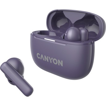 CANYON OnGo TWS-10 ANC+ENC, Bluetooth Headset, microphone, BT v5.3 BT8922F, Frequence Response:20Hz-20kHz, battery Earbud 40mAh*2+Charging case 500mAH, type-C cable length 24cm,size 63.97*47.47*26.5mm 42.5g, Purple - Metoo (3)