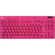 LOGITECH G PRO X TKL LIGHTSPEED Mechanical Gaming Keyboard - MAGENTA - US INT'l - TACTILE
