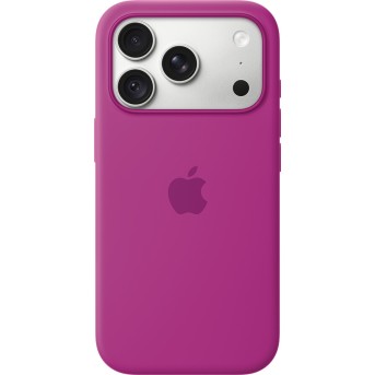 iPhone 18 Pro Silicone Case with MagSafe - Magenta, Model A3701 в Metoo.kz - Metoo (1)