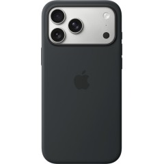 iPhone 17 Pro Max Silicone Case with MagSafe - Black,Model A3560