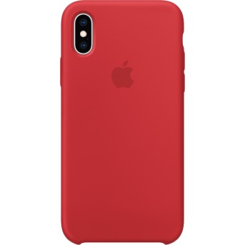 iPhone XS Silicone Case - (PRODUCT)RED, Model - Metoo (1)