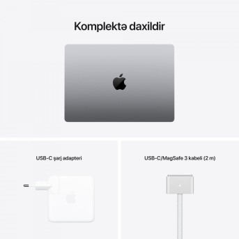 MacBook Pro 14.2-inch,SPACE GRAY, Model A2442,M1 Pro with 10C CPU, 16C GPU,16GB unified memory,96W USB-C Power Adapter,2TB SSD storage,3x TB4, HDMI, SDXC, MagSafe 3,Touch ID,Liquid Retina XDR display,Force Touch Trackpad,KEYBOARD-SUN - Metoo (33)