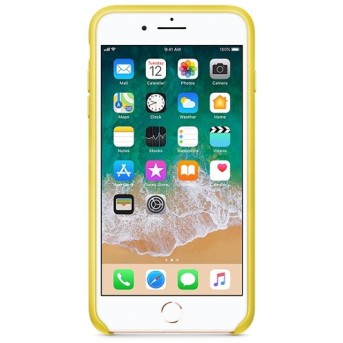 Чехол кожаный Apple Leather Case для iPhone 8 Plus / 7 Plus - Metoo (2)