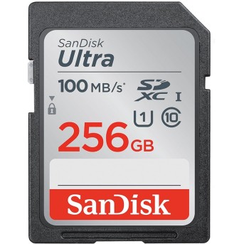 SANDISK Ultra 256GB SDHC Memory Card 100MB/<wbr>s, Class 10 UHS-I - Metoo (1)