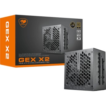 COUGAR GEXX2 1000 PSU,80 plus Gold, 1000W, Fully Modular, PCI-E 5.0 support в Metoo.kz - Metoo (4)