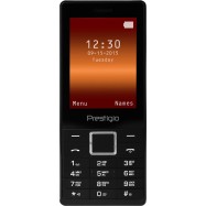 Prestigio Muze D1, 2.8'' (240*320) display, Dual SIM, MTK6261D, GSM850/900/1800/1900, 32MB DDR, 32MB Flash, micro SD cards support up to 32GB, 0.3MP rear camrear camera, 1000mAh battery, color/Black