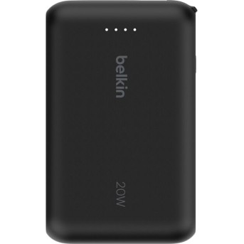 BELKIN 10k PD20w Integrated USB-C Cable Power Bank, Black в Metoo.kz - Metoo (1)