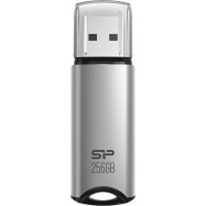 Silicon Power Marvel - M02 256GB Pendrive USB 3.2 Gen 1 Silver, Built-in straphole, Aluminum housing
