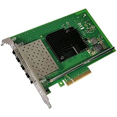 Intel Ethernet Converged Network Adapter X710-DA4, 10GbE/<wbr>1GbE quad ports SFP+, open optics, PCI-E 3.0x8 (Low Profile and Full Height brackets included) bulk