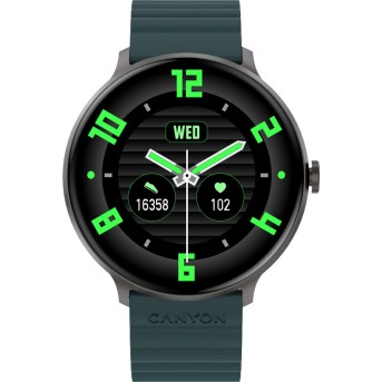 CANYON smart watch Jacky SW-69 Green Orange в Metoo.kz - Metoo (1)