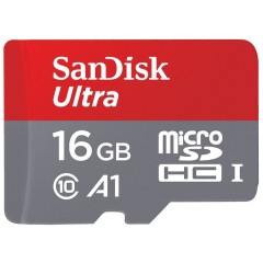 SANDISK 16GB ULTRA microSDHC