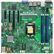 Supermicro mainboard server MBD-X12STH-F-O Intel Xeon E-2300 C256 CPU, Dual LAN with Intel Ethernet Controller I210, Intel C256 controller for 8 SATA3 (6 Gbps) ports; RAID 0,1,5,10