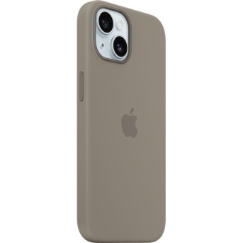 iPhone 15 Silicone Case with MagSafe - Clay,Model A3123 - Metoo (4)