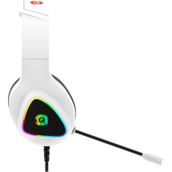 CANYON Shadder GH-6, RGB gaming headset with Microphone, Microphone frequency response: 20HZ~20KHZ, ABS+ PU leather, USB*1*3.5MM jack plug, 2.0M PVC cable, weight: 300g, White - Metoo (6)