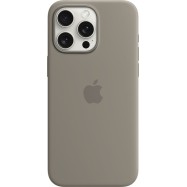iPhone 15 Pro Max Silicone Case with MagSafe - Clay,Model A3126