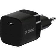 ttec SmartCharger 30W PD USB-C Travel Charger ,Black
