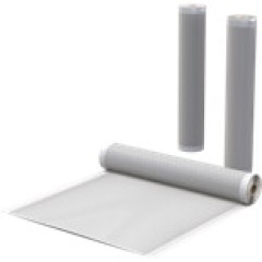 Vacuum Seal Bag - in Roll Size: 25cm(±2mm ) *500cm(±3%)3 rolls in a pack (color box);