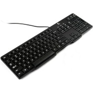 LOGITECH Corded Keyboard K100 Classic PS/2 - EER - Russian layout - spill resistant