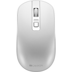 2.4GHz Wireless Rechargeable Mouse with Pixart sensor, 4keys, Silent switch for right/<wbr>left keys,DPI: 800/<wbr>1200/<wbr>1600, Max. usage 50 hours for one time full charged, 300mAh Li-poly battery, Pearl-White, cable length 0.6m, 116.4*63.3*32.3mm, 0.075kg
