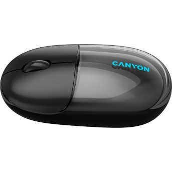 CANYON mouse OnClick 24 BT/ Wireless Transparent/Black в Metoo.kz - Metoo (4)