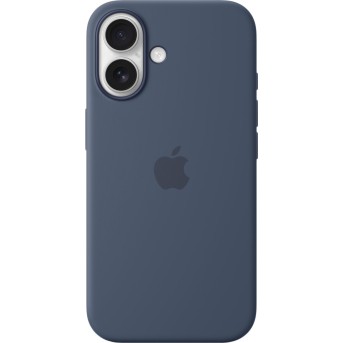 iPhone 16 Silicone Case with MagSafe - Denim,Model A3313 - Metoo (1)