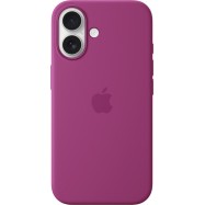 iPhone 16 Silicone Case with MagSafe - Fuchsia,Model A3313